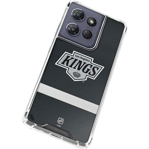 NHL Los Angeles Kings Jersey Moto G Play 5G (2025) Clear Case